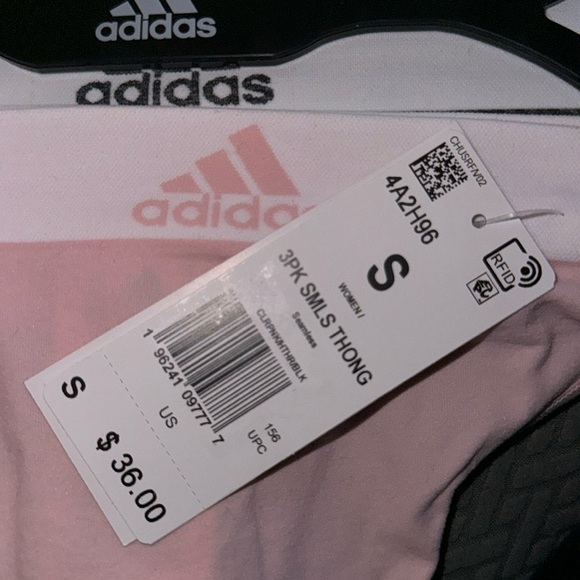 NWT Adidas Women's 3 pack Blend Spandex
THONG Underwear 4A2H96 Size Small - Picture 3 of 4